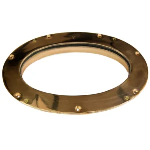 Polished Bronze Portlight Oval Fixed