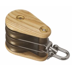 Wooden Block 30mm Triple Swivel