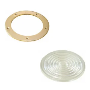 Deck Light Round Prism With Glass