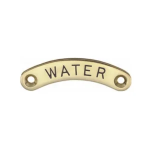 Brass Nameplates (Water & Diesel)