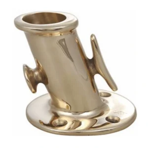 Raked Flag Socket With Cleat And Button