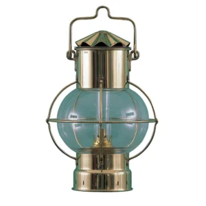 Brass Globe Oil Lamp 7"