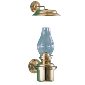 Brass Gimbal Oil Lamp