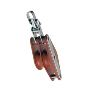 Tufnol Double 30mm Block With Swivel & Becket