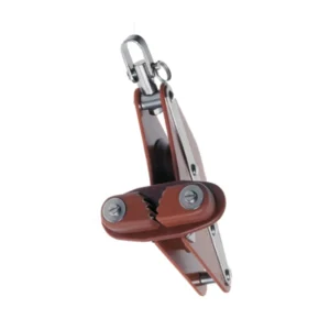 Tufnol Single 59mm Fiddle Block With Swivel, Becket & Cam